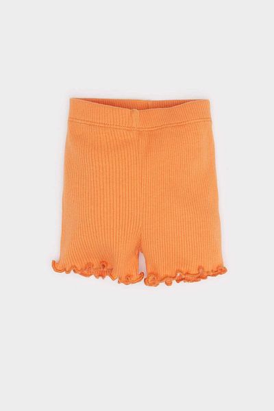 DeFacto Baby Girl 2 Piece Set Patterned Short Sleeve T-Shirt Elastic Waist Shorts E8432A525Sm