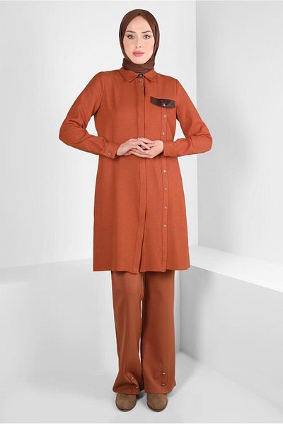 Alvina BUTTON DETAILED TUNIC 44142