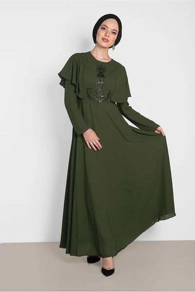 Alvina Φόρεμα με κέντημα με βολάν - 4268