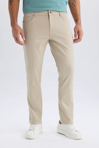 DeFacto Slim Fit Slim Fit Skinny Leg Chino καμβά παντελόνι C2401AX25SP