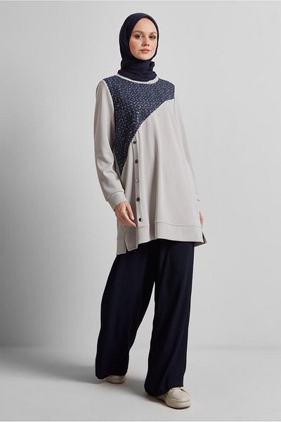 Alvina Denim Detail Trainers Tunic 45391