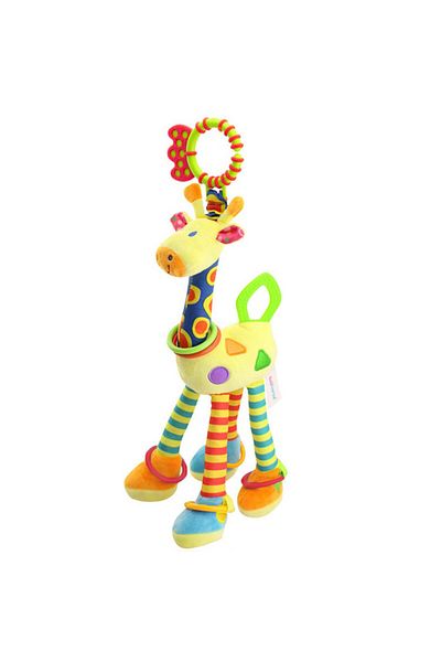 Choice B Giraffe 6Types Baby handheld toys rattle music Teether can bite Baby grip training Crib bell Strol