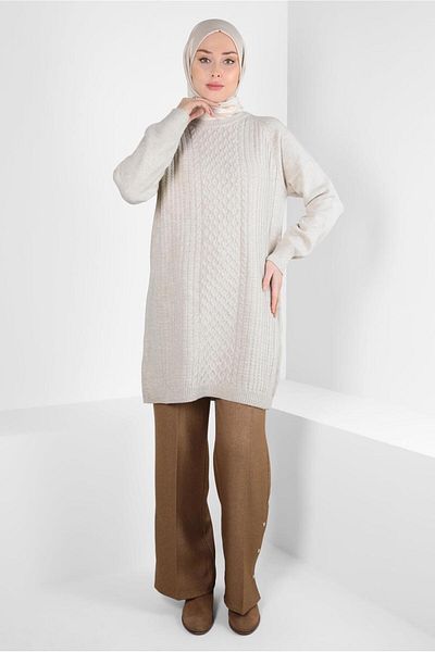 Alvina KNIT PATTERNED KNITWEAR TUNIC 44118