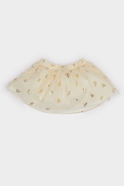 DeFacto Baby Girl Printed Tulle Skirt E8725A525Sm