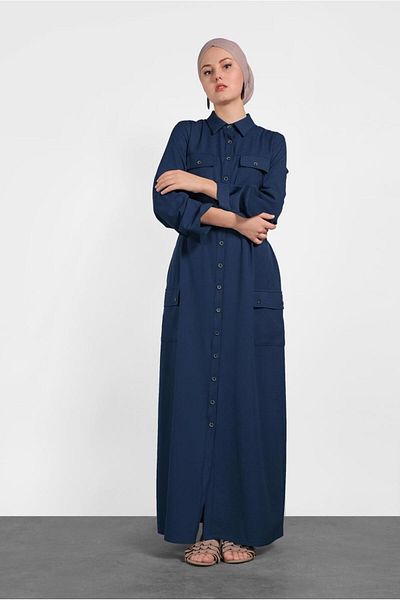 Alvina Tunic with Buttons and Belt 4456