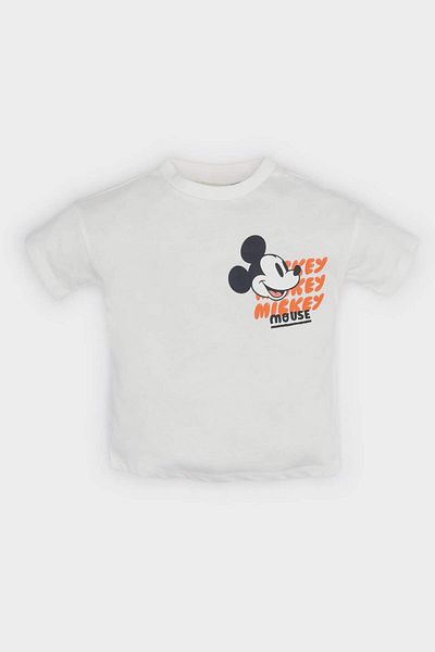 DeFacto Baby Boy Mickey & Minnie Sleeve T-Shirt E7175A525Sm