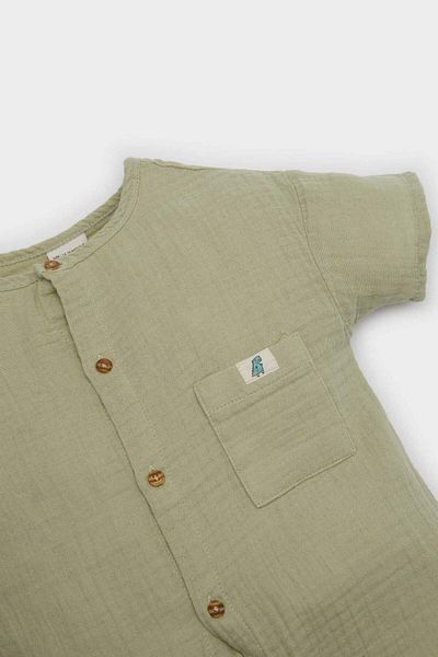DeFacto Baby Boy Newborn Muslin Jumpsuit E8376A525Sm