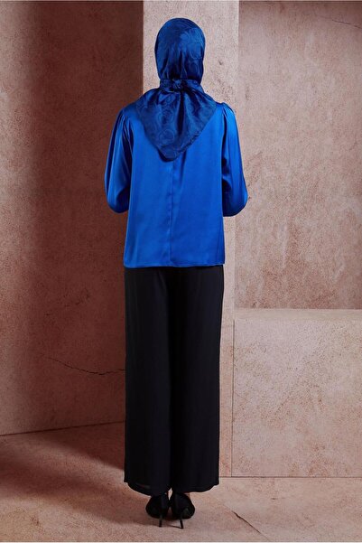 Alvina TAŞ DETAYLI SATEN BLUZ 44734