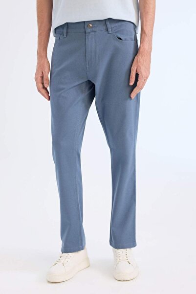 DeFacto Slim Fit Slim Fit Skinny Leg Chino Canvas Hose C2401AX25SP