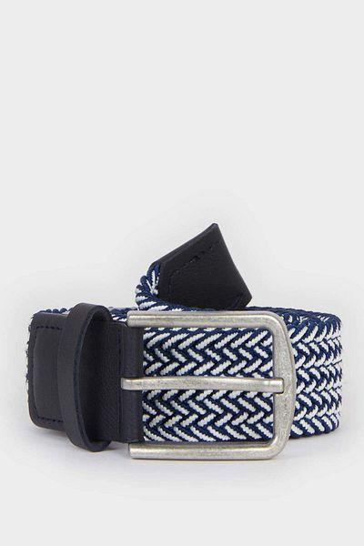 DeFacto Men's Rectangular Buckle Casual Belt F5046Axns