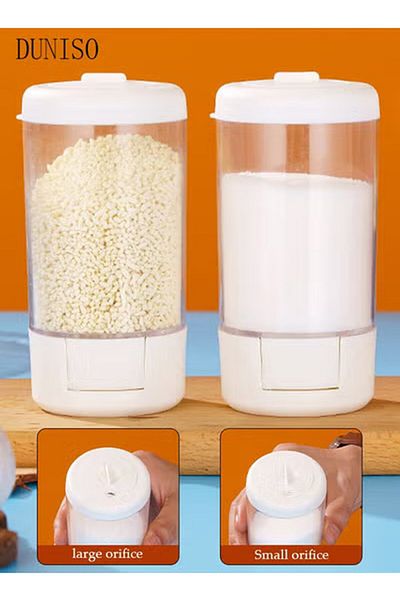Generic DUNISO 2pcs Seasoning Jar Glass Container Seasoning Bottle Spice Organizer Outdoor Camping Seasoning