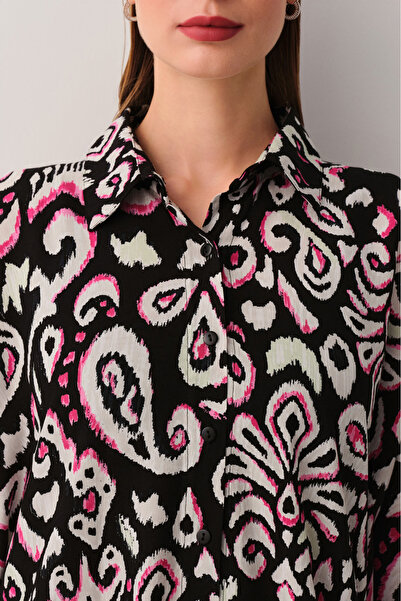 SUWEN Catherine Patterned Beach Dress