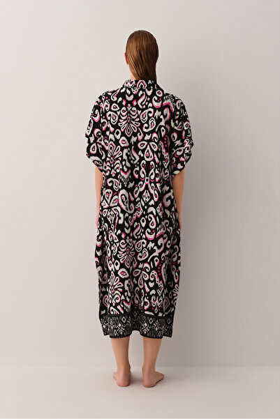 SUWEN Catherine Patterned Beach Dress