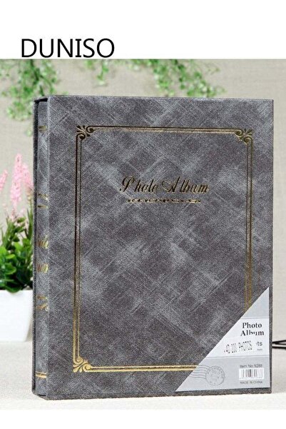 Generic ألبوم صور جيب من دونيسو 200، يتسع لصور مقاس 6 بوصات، ألبوم صور محمول