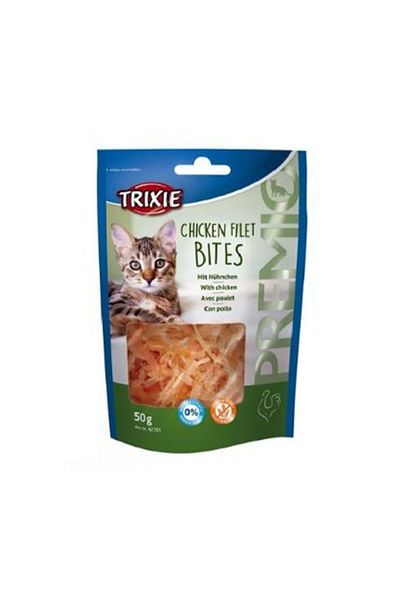 Trixie Premio Bites Chicken Fillets Cat Treats 50G