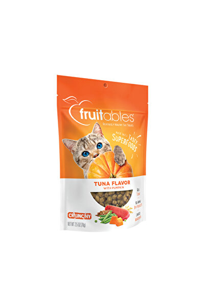 Fruitables مكافآت القطط بنكهة التونة مع اليقطين من فروتابلز - 70 غرام