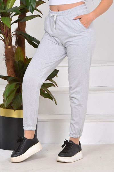 EXSPORT Pantaloni de sport slimfit pentru femei și bărbați, cu talie și picioare elastice