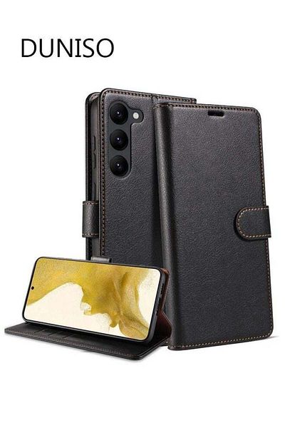 Generic Samsung Galaxy S23 Ultra Wallet Case With Card Slot Holder, Magnetic Closure Shockproof