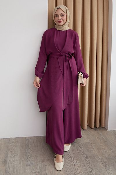 InStyle Asymmetrical Model Plum Ayrobin Set