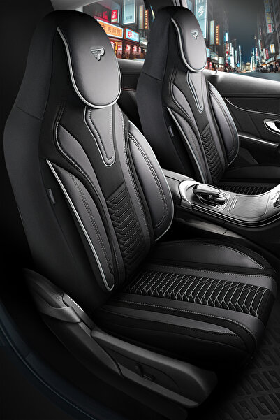 Panda Kılıf PANDA TOKYO SERİSİ SÜET VE DERİ KUMAŞ LÜKS OTO KOLTUK KILIFI - TA...