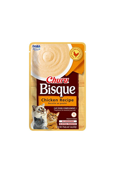 Inaba وصفة دجاج إينابا تشورو بيسك، مكافآت القطط القابلة لللعق - 40 جم