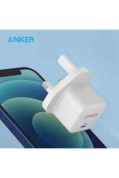 Anker شاحن حائط USB-C 20 وات شحن سريع PD