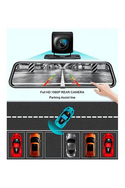 Generic Duniso Car Driving Recorder Fhd Full Touch Screen Front And Rear View Reversing Recorder