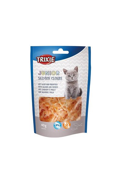 Trixie Junior Salmon Clouds with Salmon & Chicken Cat Treat - 40 g