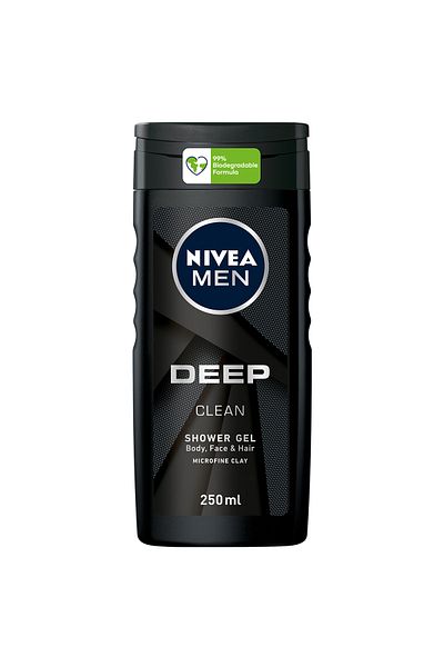 NIVEA Men 3in1 Deep Clean Shower Gel 250 ml