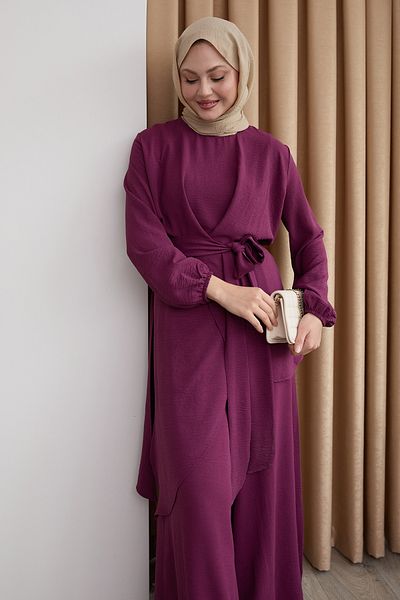 InStyle Asymmetrical Model Plum Ayrobin Set