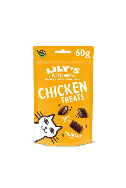 Lily's Kitchen مكافآت القطط على شكل وسادة دجاج - 60 جرام