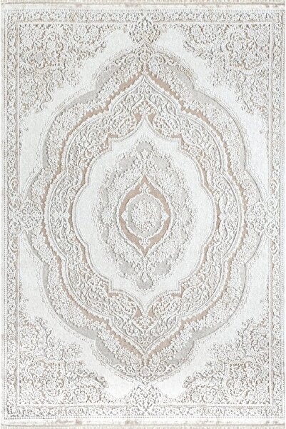 Bahariye Halı Bahariye Ezgi - 5810 Beyaz Kahve