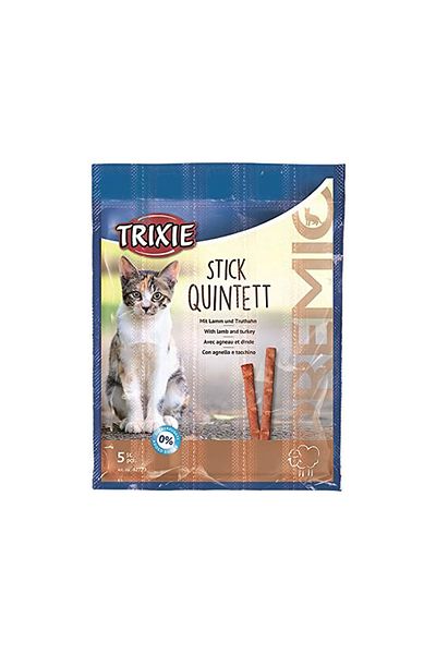 Trixie Premio Stick Quintett Lamb and Turkey Cat Treat - 5 g - 5 Sticks
