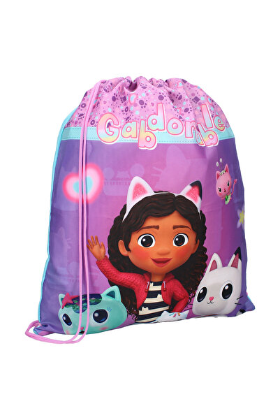 Gabby's Dollhouse Τσάντα αθλητική, πολύχρωμη, 44x36x1 cm, Unlimited Adventure...