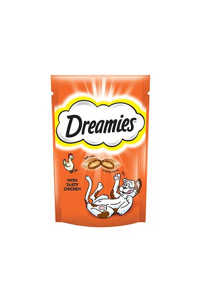 Dreamies دريميز - مكافآت القطط بنكهة الدجاج - 60 غرام