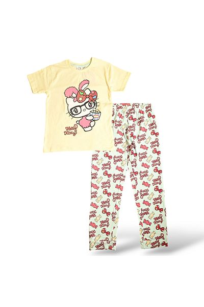 Hello Kitty GIRL SHORTSLEEVE PAJAMA SETS