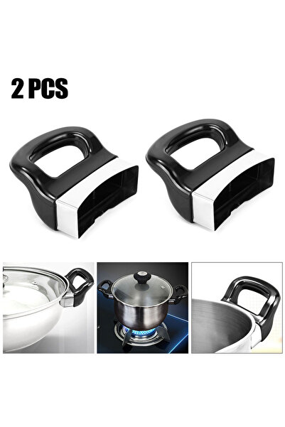 Choice 2 قطعة مقابض جانبية سوداء للوعاء لطباخ الضغط والبخار وعاء الصلصة الأذن...
