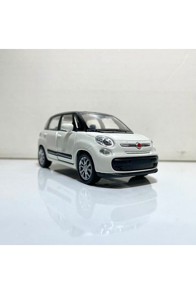 TRUST STORE 2013 Fiat 500L 1/36 Scale Welly Diecast Metal Model Car Toy Car White