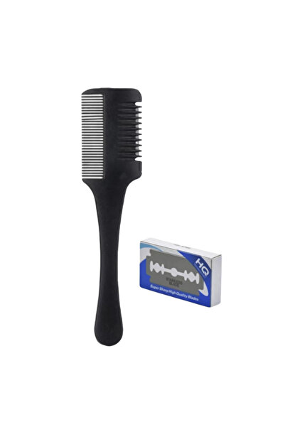 Choice مجموعة واحدة من ماكينة قص الشعر المحمولة ومشط تخفيف الشعر بشفرة مزدوجة...