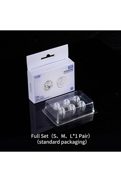 NICEHCK Full Set NICEHCK C03 Clear Liquid Silicone Eartips Noise Lsolating Soft Earphone IEMS Accessories fo