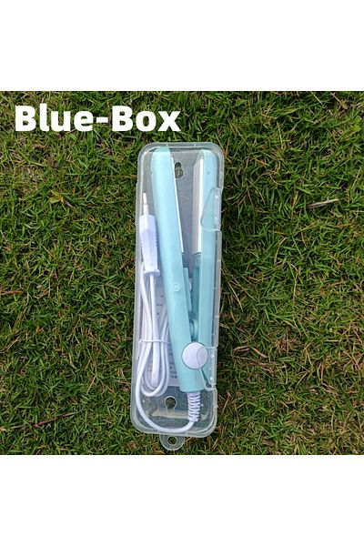 Choice EU Blue-Box New Curling Iron Mini Hair Straightener Iron Ceramic Straightening Styling Tools Hair Cu