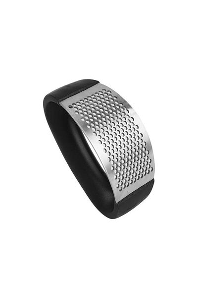 Choice 1pc black 1pc Stainless Steel Garlic Press Crusher Manual Garlic Mincer Chopping Garlic Tool Fruit V