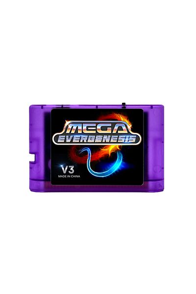 Choice MD V3 Classic Purple Mega Drive V3.0 Pro EDMD Remix MD V3 Game Cartridge for SEGA MegaDrive GENESIS