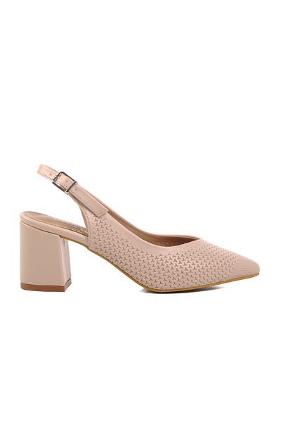 Pierre Cardin Cream Women's Open Back Evening Dress Shoes Pc-54727 Z