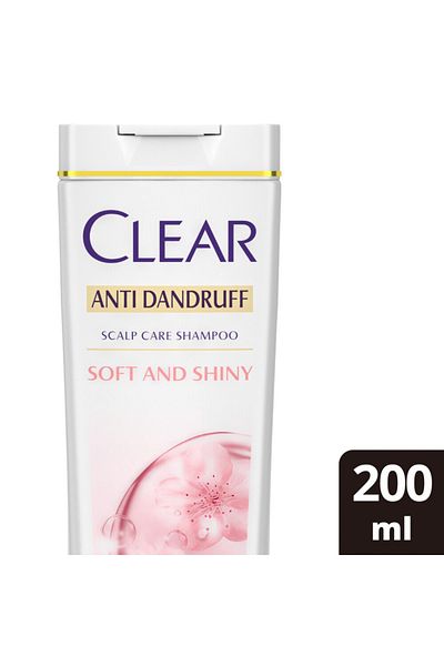 Clear Women's Soft & Shiny Anti-Dandruff Shampoo 200 ml