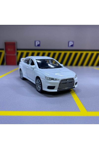 TRUST STORE Lancer Evo X 1/36 Scale Welly Diecast Metal Model Car Toy Car Pull Drop White
