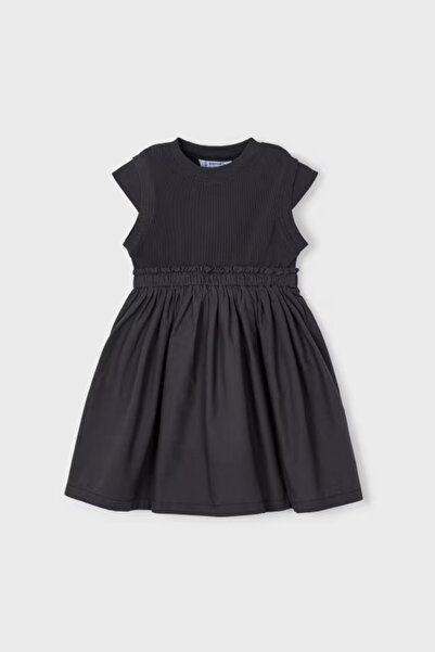 MAYORAL 03927-35 KOYU GRİ Elbise 4/9