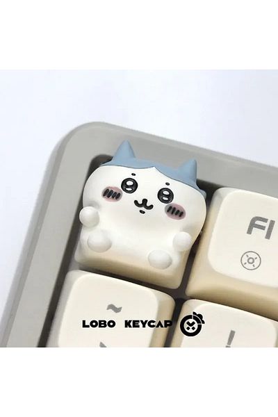 Choice color2 Anime Cute Chikawa Keycap Hachiware Usagis Personalized Resin Kawaii Cartoon Girl MX Switch