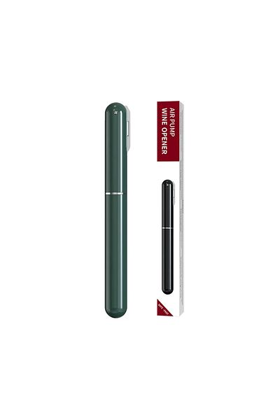 Choice Pen Green Safety Air Pump Wine Bottle Opener with Foil Cutter Wine Corkscrew Stainless Steel Pin Win