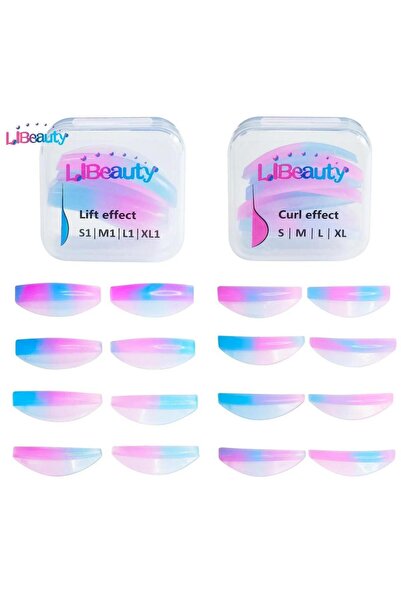 Choice Pink Purple Libeauty 16Pc L/C Curl Silicone Eyelash Perming Lash Lift ...